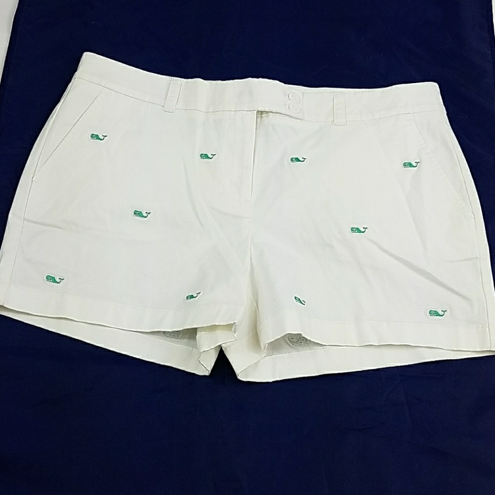 Vineyard Vines Women's White Dress Shorts LL1